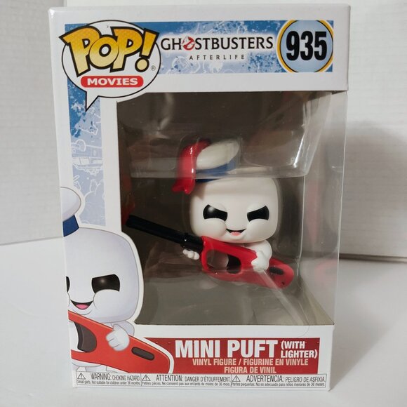 Pop! Movies - Ghostbusters Afterlife - Mini Puft w/ Lighter #935 - Picture 1 of 6